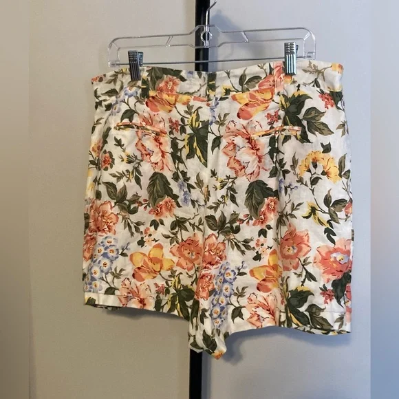 EUC Faithful the Brand floral-print skort shorts - no belt Size 12 - Picture 5 of 12